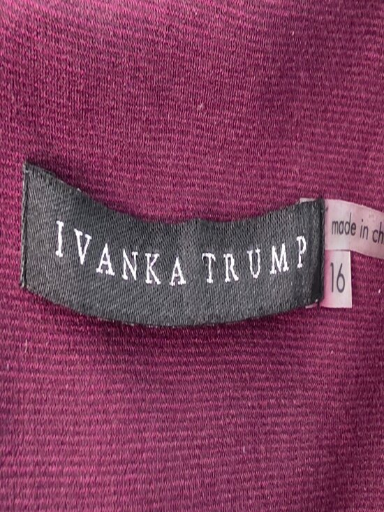 Sleeveless Burgundy Dress - Picture 3 of 4